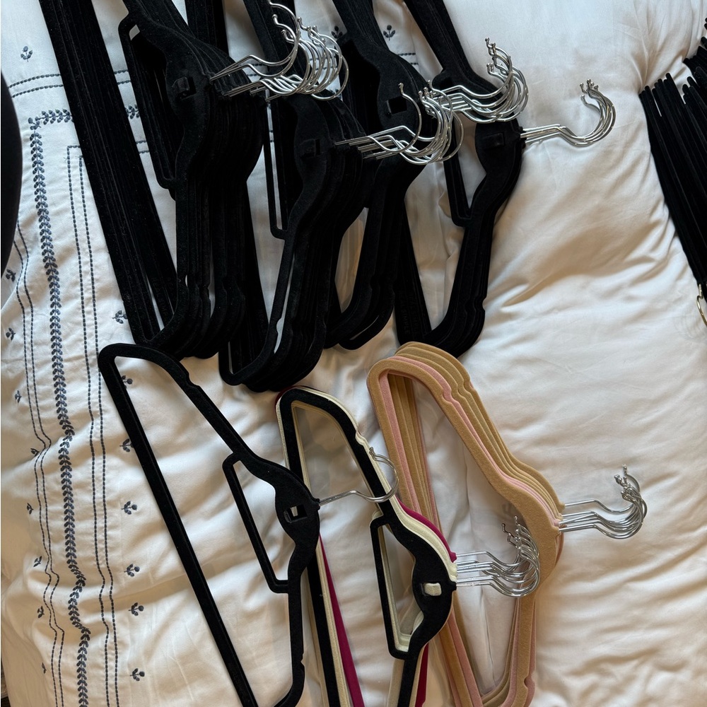 Set of 62 Velvet Hangers